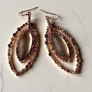 Alexis Bittar Lucite and Crystal Drop Earrings